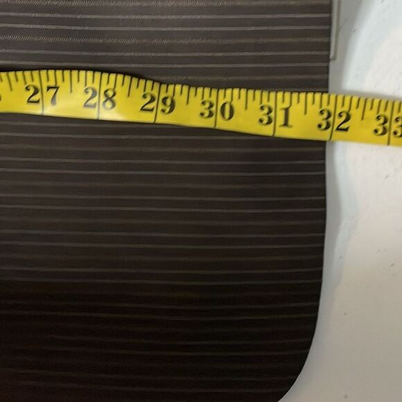 Hart Schaffner Marx Gold Trumpeter Blazer 40R Loro Piana Brown Pinstripe Jacket - Picture 8 of 8